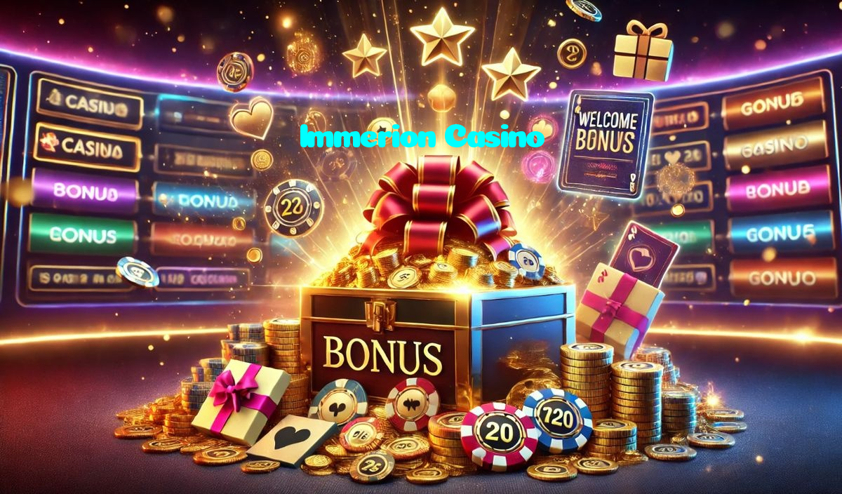 available types of Immerion Casino bet including pre-match live express and system bets